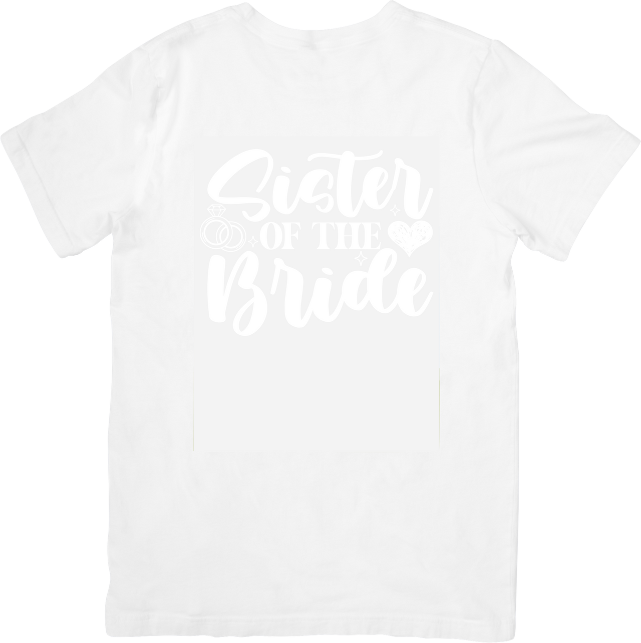 Sister of the Bride T-Shirt | Minimalist Streetwear Bridal Party Graphic Tee | Wedding Gift