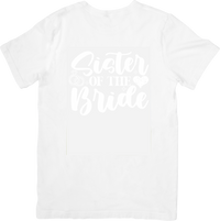 Thumbnail for Sister of the Bride T-Shirt | Minimalist Streetwear Bridal Party Graphic Tee | Wedding Gift