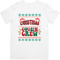 Thumbnail for Christmas Cousin Crew T-Shirt | Retro Hypebeast Holiday Family Graphic Tee | Christmas Gift