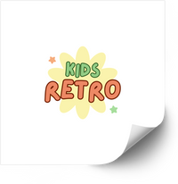 Thumbnail for Kids Retro Flower Sticker | Hypebeast Colorful Spring Vinyl Decal | Easter Basket Filler