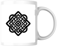 Thumbnail for Endless Knot Mug | Celtic Eternity Knot Coffee Mug | Symbolic Spiritual Gift