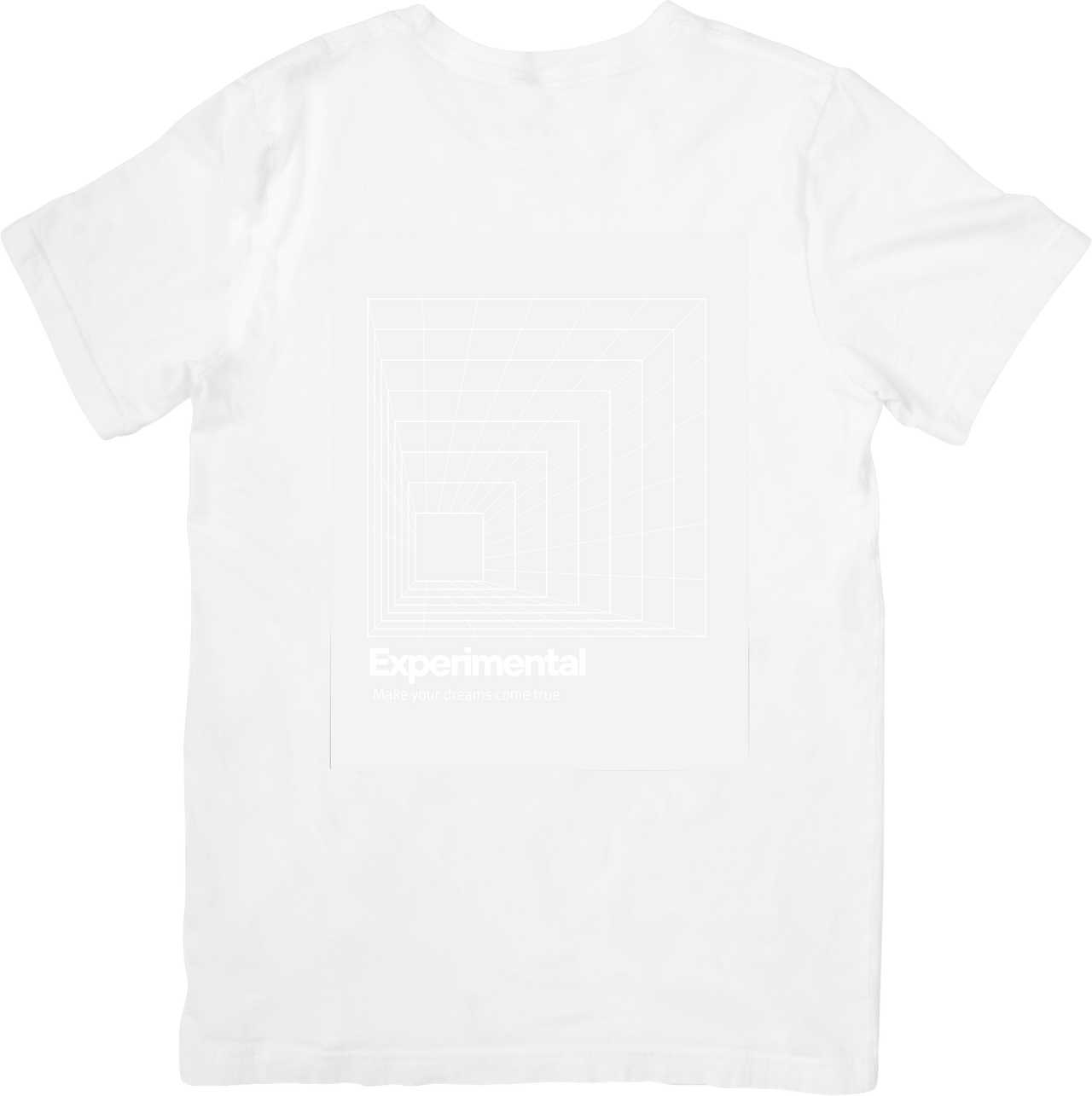 Experimental Perspective Grid T-Shirt | Hypebeast Minimalist Streetwear Graphic Tee | Urban Art Gift