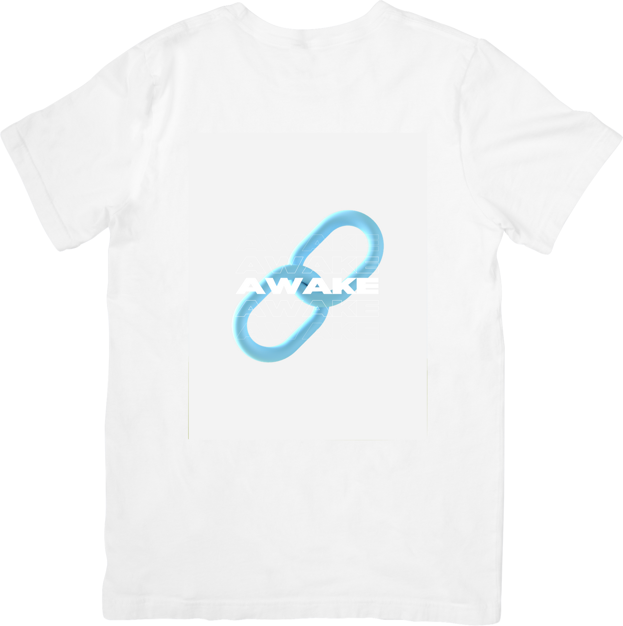 Awake Blue Chain T-Shirt | Hypebeast Minimalist Streetwear Aesthetic Graphic Tee | Unisex Gift