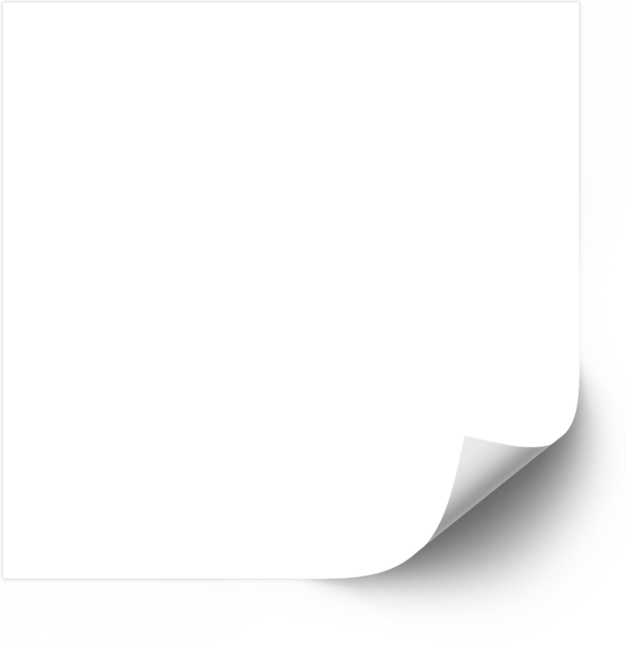 Blank White Sticker | Hypebeast Minimalist Clean Slate Vinyl Decal