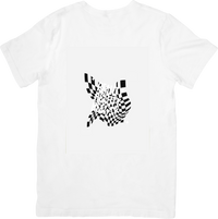Thumbnail for Distorted Butterfly T-Shirt | Abstract Hypebeast Optical Illusion Graphic Tee | Visual Art Gift