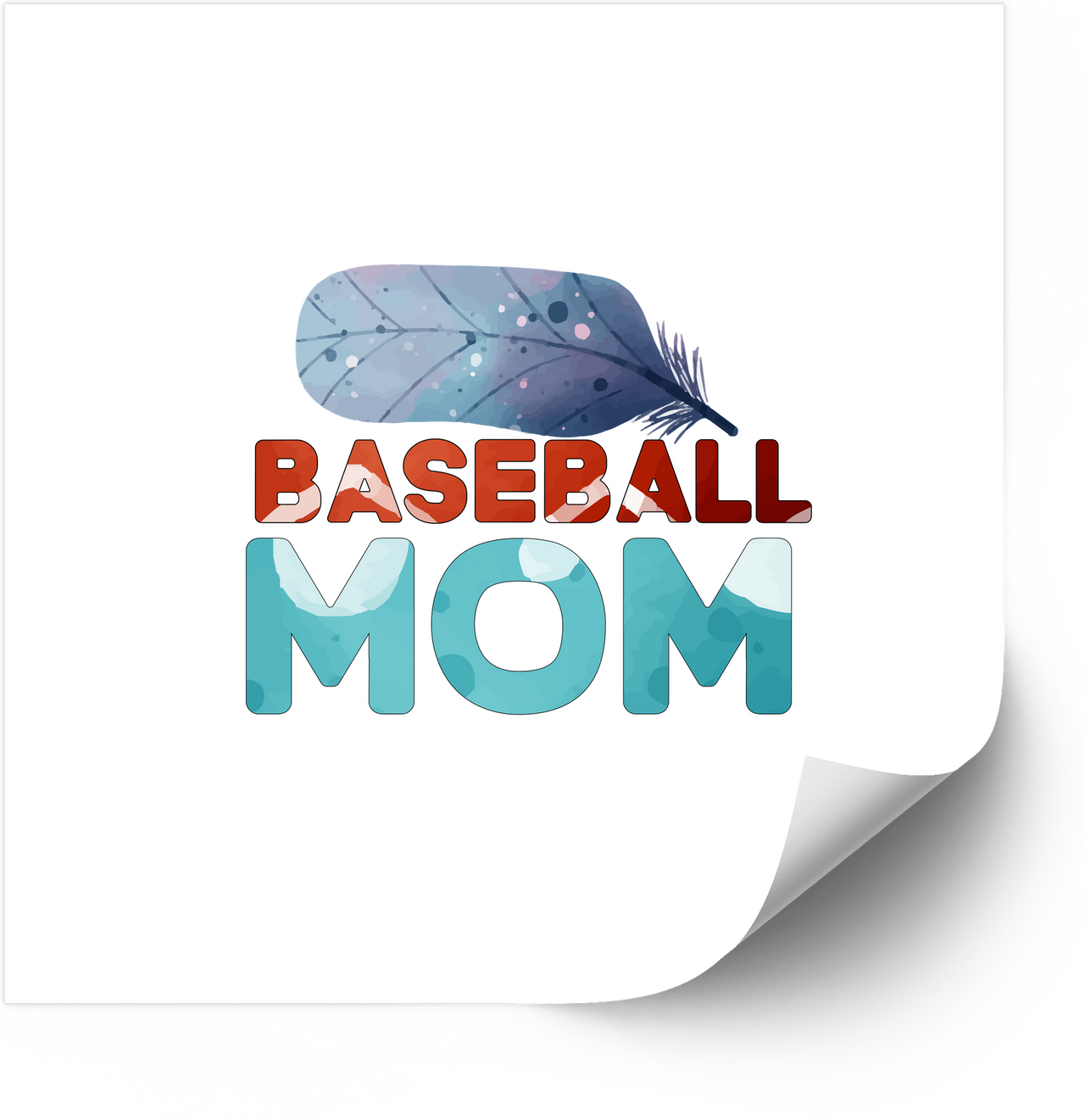 Baseball Mom Sticker | Hypebeast Boho Sports Mom Vinyl Decal | Mothers Day Gift
