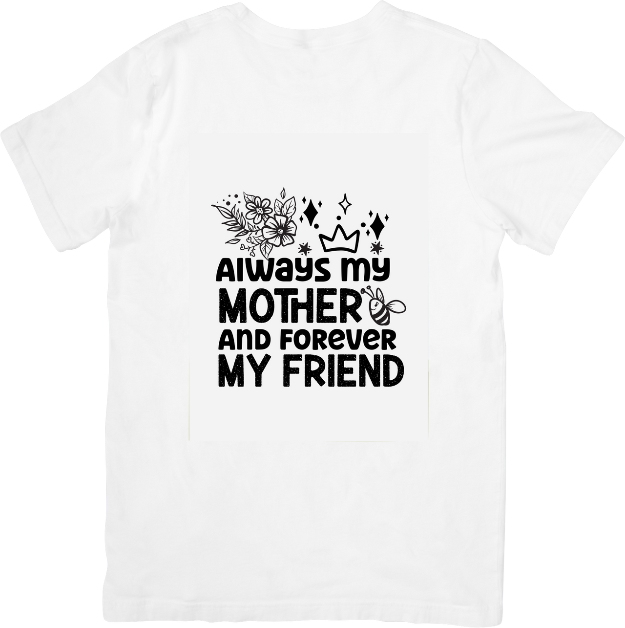 Always My Mother Forever My Blessing T-Shirt | Faith Floral Streetwear Graphic Tee | Mothers Day Gift