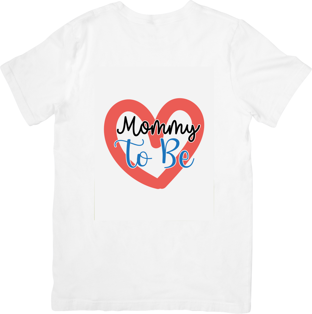 Mommy To Be T-Shirt | Minimalist Hypebeast Heart Pregnancy Graphic Tee | Baby Shower Gift