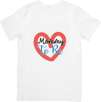 Thumbnail for Mommy To Be T-Shirt | Minimalist Hypebeast Heart Pregnancy Graphic Tee | Baby Shower Gift