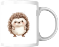 Thumbnail for Cute Hedgehog Mug | Adorable Watercolor Baby Hedgehog Coffee Mug | Animal Lover Gift